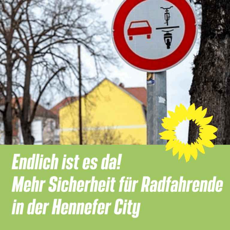 Mehr Sicherheit für Radfahrende in der Hennefer City