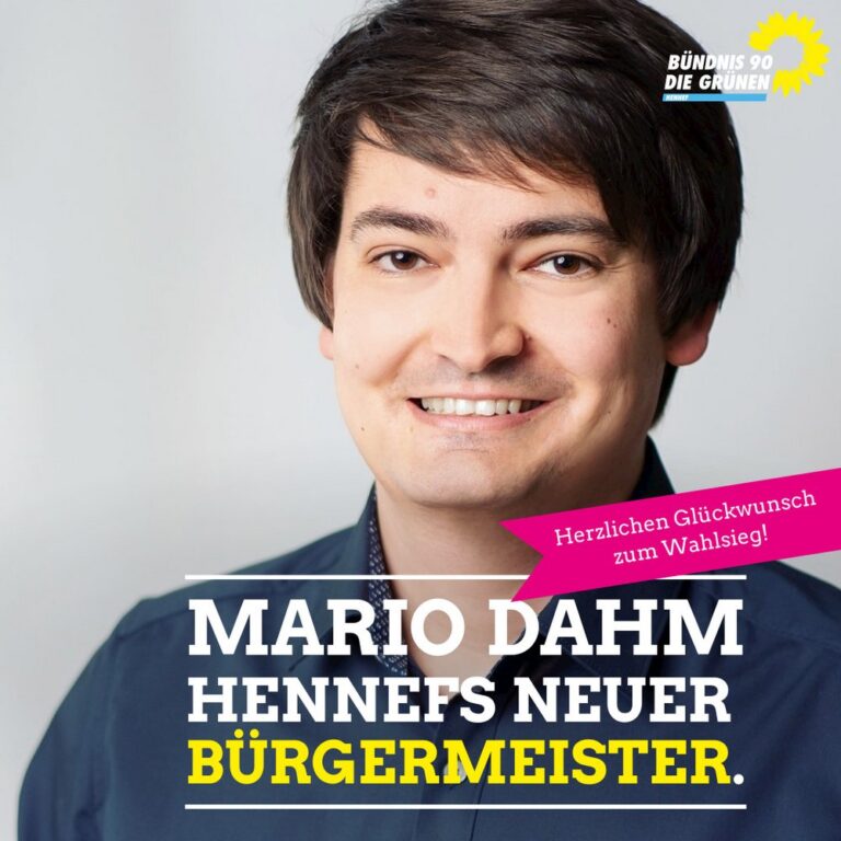 Neuer Bürgermeister in Hennef!