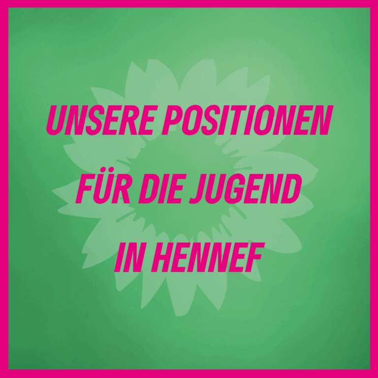 Unsere Positionen für die Jugend in Hennef