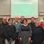 8 Personen der Grünen Hennef, die gemeinsam den neuen Vorstand bilden.