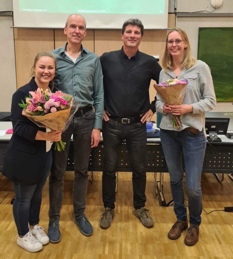 4 Vorstandsmitglieder bis zum 13.11.2025